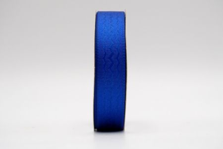 Blaues gewelltes Grosgrain-Band_K1763-303